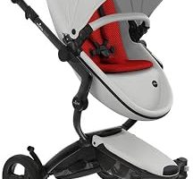 mima Xari Bebek Arabası Set (Siyah Şase – Beyaz Ünite – Kırmızı İç Ped) — %24 İndirim | Amazon TR Fırsatı