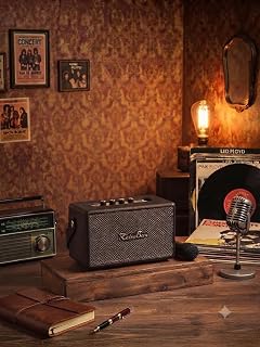 ACL RetroBox Bluetooth Hoparlör 100W Kablosuz Mikrofonlu ACS-17