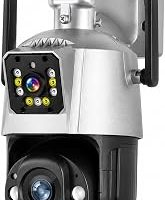 4K 6MP WiFi Güvenlik Kamerası 36x Optik Zoom Çift Lens Gece Görüşlü Hareketli Alarmlı Motorize Odaklama PTZ Kamera — %48 İndirim | Amazon TR Fırsatı
