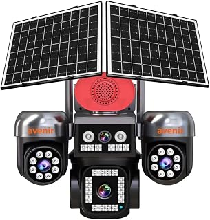 AVENIR 12MP PT Speed Dome AV-S446 4 Kameralı 4G Solar Kamera