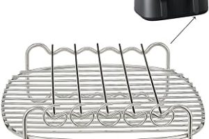 3000 Serisi Çift Hazneli Airfryer Na350/00 9 Lt Philips İle Uyumlu Yağsız Fritöz Izgara Teli Ve 5 Adet Şiş — %24 İndirim | Amazon TR Fırsatı