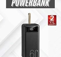 Hızlı Şarj 4 Çıkışlı Powerbank 60.000 Mah Taşınabilir Dijital Göstergeli — %29 İndirim | Amazon TR Fırsatı