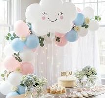 Sevimli Gülen Bulut Yüzlü Folyo Balon | Doğum Günü Baby Shower Anaokulu Parti Süsleme Dekorasyon Balonu — %68 İndirim | Amazon TR Fırsatı