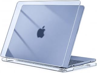 McStorey MacBook Neo Kılıfı 13 İnç A3404 Uyumlu Kristal Parlak Şeffaf Sert Kapak Hard Case, A18 Pro 2026 İnce Koruyucu Kılıf Mavi