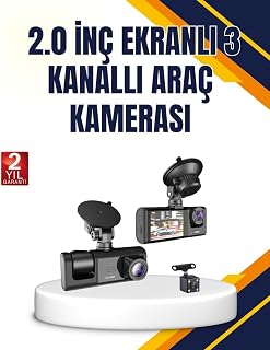 Araç İçi Kamera Seti | 170° Geniş Açı Hareket Algılama ve Park Koruma
