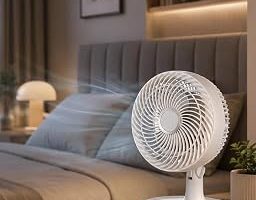 Sessiz Çalışan Mini Masaüstü Fan 2 Kademeli Otomatik Salınımlı — %25 İndirim | Amazon TR Fırsatı