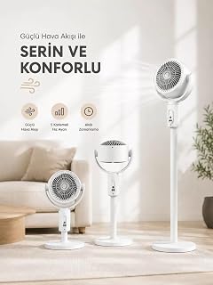 Sessiz Çalışma Özelliğiyle Rahat Kullanım Sunan Dikey Vantilatör