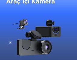 Gelişmiş G-Sensörlü Üçlü Araç Kamerası – 5” LCD Ekran ve Hareket Algılama — %25 İndirim | Amazon TR Fırsatı