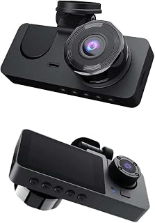 Yol Kayıt Araç Kamerası HD DVR 3 Kameralı 2.0in Ekranlı Ön İç Arka