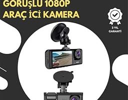 G-Sensör ve Hareket Algılama Destekli 1080p Araç İçi Güvenlik Kamerası — %25 İndirim | Amazon TR Fırsatı