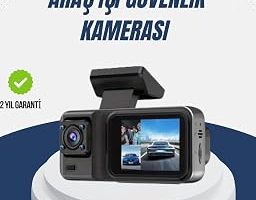 1080P Üç Kameralı Araç Kamerası Wi-Fi Destekli Park Modu ve G-Sensörlü — %25 İndirim | Amazon TR Fırsatı