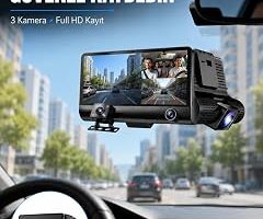 Çift ve Üçlü Lens Seçeneği ile Tüm Açılardan Kayıt Yapan Araç Kamerası Yeni Nesil — %24 İndirim | Amazon TR Fırsatı