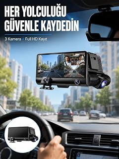 Çift ve Üçlü Lens Seçeneği ile Tüm Açılardan Kayıt Yapan Araç Kamerası Yeni Nesil
