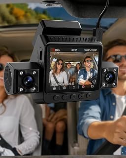 Çok Lensli Araç Kayıt Kamerası G Sensörlü Döngüsel Video Sistemi