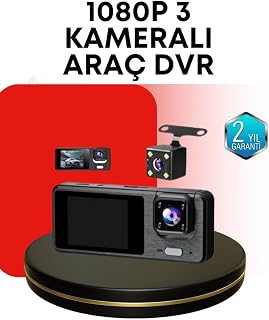 Araç Kamerası 3’lü Sistem | Full HD Sesli Kayıt ve Park Gözetimi