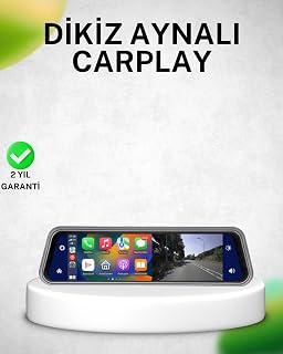10 İnç Tam Dokunmatik Dikiz Aynası Kamera Ön Arka Full HD