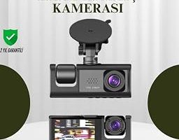 G-Sensörlü 3’lü Kayıtlı Araç Kamerası — %25 İndirim | Amazon TR Fırsatı