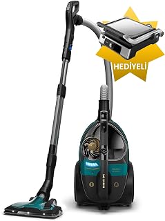 Philips BXA0077 - XB9185/07 Marathon Ultimate Elektirikli Süpürge + HD6301/90 Izgara ve Tost Makinesi
