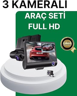 Gece Görüşü Destekli 1080P Full HD Çözünürlüklü Araç İçi Kamera