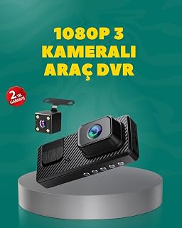 Full HD 1080P Araç Kamerası | Gece Görüşlü Döngü Kayıt ve Geri Görüş