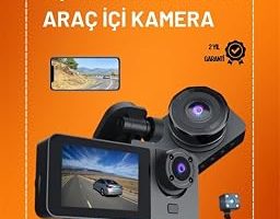 Full HD Çözünürlüklü Üç Kameralı Araç İçi Kamera – Park ve Sürüş Güvenliği — %25 İndirim | Amazon TR Fırsatı