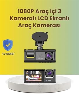 TA-01 2.0 İnç Ekranlı 3 Kanallı Araç Kamerası