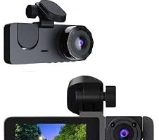 Araç İçi Dikiz Kamerası Sürüş Kaydedici 3 Lensli DVR Kamera — %25 İndirim | Amazon TR Fırsatı