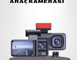 Üç Kameralı Dash Cam 170° Geniş Açılı Full HD Gece Görüşlü — %25 İndirim | Amazon TR Fırsatı