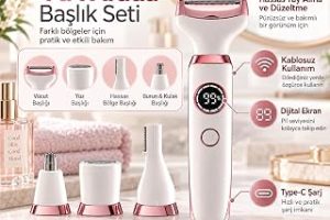 King K4101 Swelt Plus 4’ü 1 Arada Epilasyon Seti, Kablosuz Şarjlı Tüy Temizleme ve Düzeltme Cihazı, Dijital Ekran, Type-C — %38 İndirim | Amazon TR Fırsatı