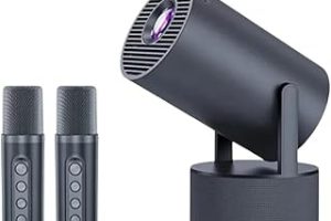 Karaoke Mikrofonlu Akıllı Projeksiyon Cihazı WiFi Bluetooth Destekli — %34 İndirim | Amazon TR Fırsatı
