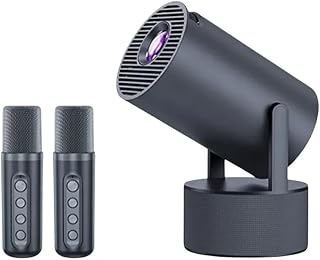 Karaoke Mikrofonlu Akıllı Projeksiyon Cihazı WiFi Bluetooth Destekli