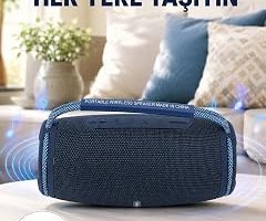 IPX5 Su Geçirmez Taşınabilir Bluetooth Hoparlör Renkli Işıklı Yeni Nesil — %26 İndirim | Amazon TR Fırsatı