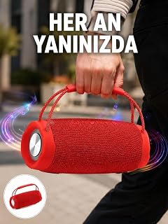TF Kart ve AUX Destekli IPX6 Suya Dayanıklı Bluetooth Hoparlör Yeni Nesil
