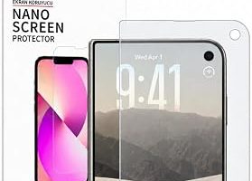 Apple iPhone Duo İle Uyumlu Dış Mat Ekran Koruyucu 5.4 İnç A3720 Mat Ekran Koruyucu A3717 6.9 İnç Yansıma Ve Parlama Azaltıcı Parmak İzi Bırakmayan 9H Esnek Nano Cam — %29 İndirim | Amazon TR Fırsatı
