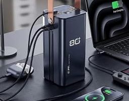 80000 mAh Taşınabilir Powerbank Süper Hızlı Şarj Çoklu Çıkış ve LED Göstergeli — %30 İndirim | Amazon TR Fırsatı