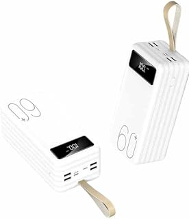 Powerbank 60.000 Mah Taşınabilir Şarj Hızlı El Fenerli Dijital Göstergeli