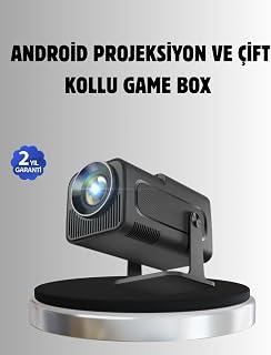 Android Projeksiyon Game Box – 1280x720p HD Çözünürlük BluetoothHDMI ve USB Girişli
