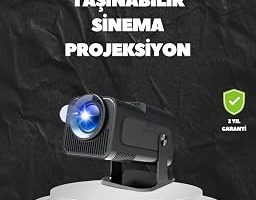 WiFi6 ve Bluetooth 5.0 Teknolojili Kablosuz Bağlantı Özellikli Projektör — %34 İndirim | Amazon TR Fırsatı