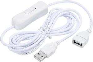 Lunatic 9660 Usb Power Data Kablo Açma Kapama Düğmeli Dişi Erkek Güç Ara Uzatma Kablosu 2 Metre — %45 İndirim | Amazon TR Fırsatı