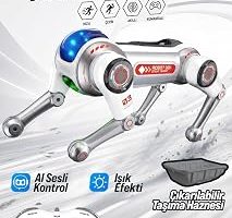 Blic Brb1 Ai Akıllı Robot Köpek 2.4Ghz Uzaktan Kumandalı Sesli Komutlu Rgb Işıklı Akrobatik Programl — %22 İndirim | Amazon TR Fırsatı