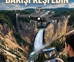 GPS Konumlandırmalı Çift Kameralı Drone Canlı Görüntü Aktarımlı — %35 İndirim | Amazon TR Fırsatı