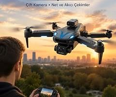 Katlanabilir Çift Kameralı Drone Uzaktan Kumandalı Hava Aracı — %34 İndirim | Amazon TR Fırsatı