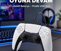 Kablosuz Oyun Kolu PS5 ile Uyumlu Ergonomik Tasarım ve Hassas Kontrol Yeni Nesil — %31 İndirim | Amazon TR Fırsatı