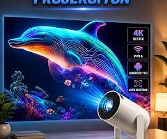 Taşınabilir Sinema Oyun Projektörü Akıllı Projeksiyon Android 11 — %34 İndirim | Amazon TR Fırsatı