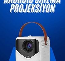HD Ayaklı Portatif Projeksiyon Cihazı Android İşlemcili Sinema Projektörü — %33 İndirim | Amazon TR Fırsatı