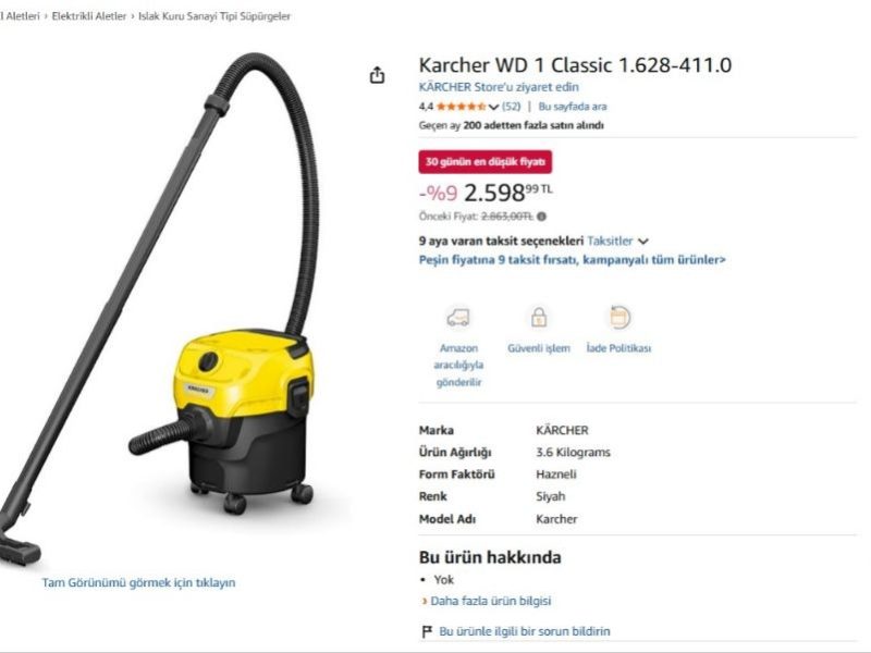 Karcher WD 1 Classic 1.628-411.0