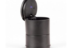 🛍️ HEPU HP 77 Oto Araç Içi Mavi Led Işıklı Küllük Araba Kül Tablası