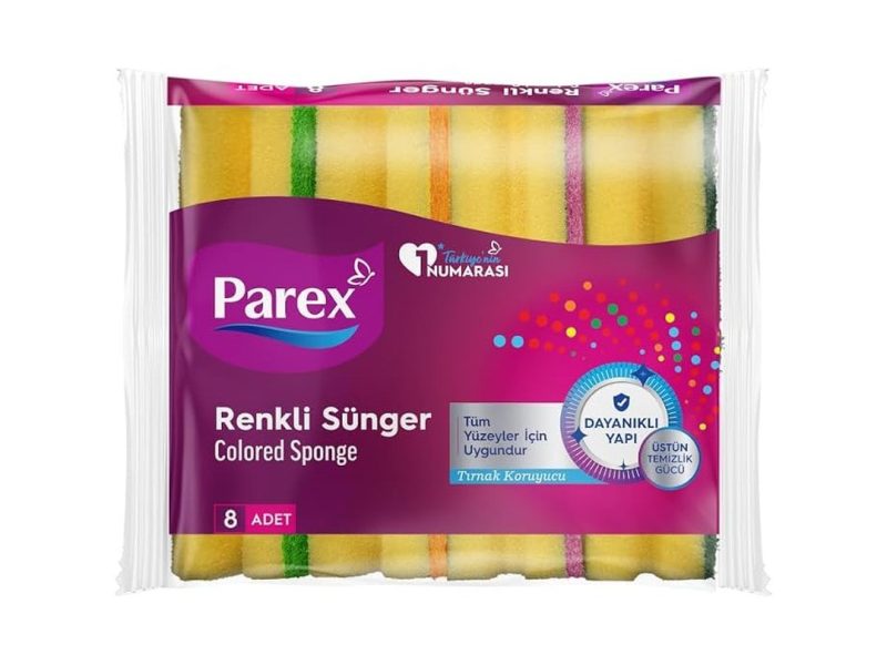 🛍️ RENKLİ SÜNGER 8’Lİ