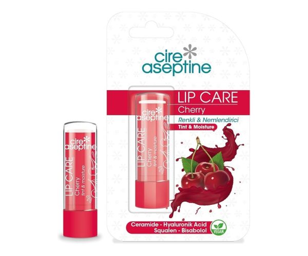 🛍️ CİRE ASEPTİNE Cherry Renkli Dudak Bakım Kremi