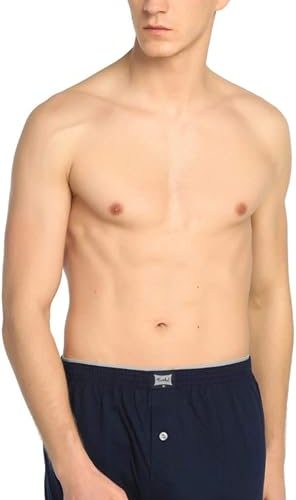 🚨 Tutku-6’lı Tutku Erkek Düz Havlubel Düğmeli Boxer-Lacivert-XL